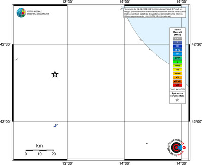 Mappa MCS - territori località