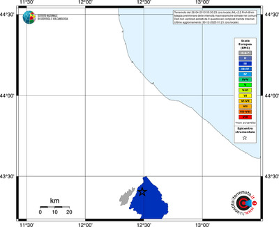 Mappa EMS - territori comuni