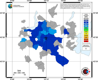 Mappa EMS - territori comuni