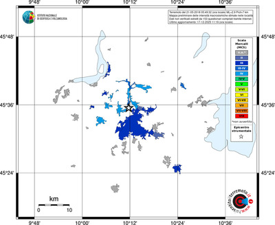 Mappa MCS - territori località