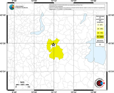 Mappa territorio comunale con almeno 3 questionari