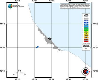 Mappa MCS - territori località