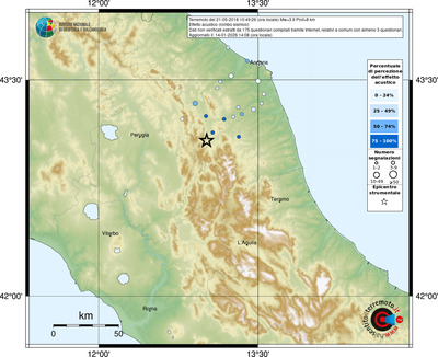 Mappa comuni con almeno 3 questionari