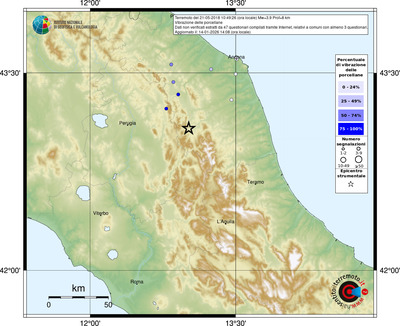 Mappa comuni con almeno 3 questionari