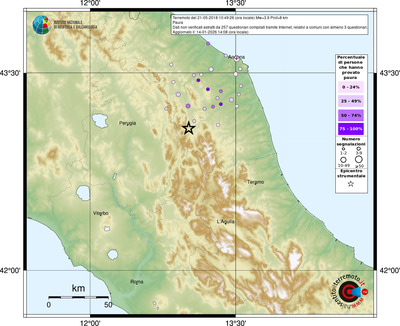 Mappa comuni con almeno 3 questionari