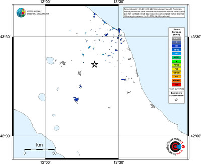 Mappa EMS - territori località