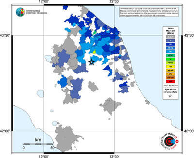 Mappa MCS - territori comuni