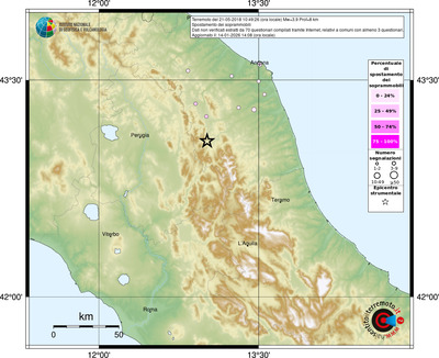 Mappa comuni con almeno 3 questionari