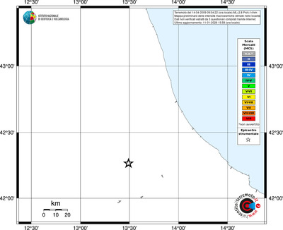 Mappa MCS - territori località