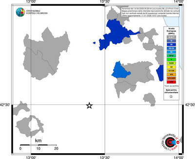 Mappa EMS - territori comuni