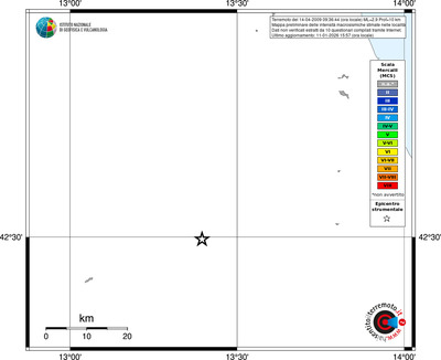 Mappa MCS - territori località