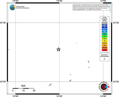 Mappa EMS - territori località