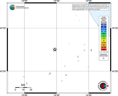 Mappa MCS - territori località