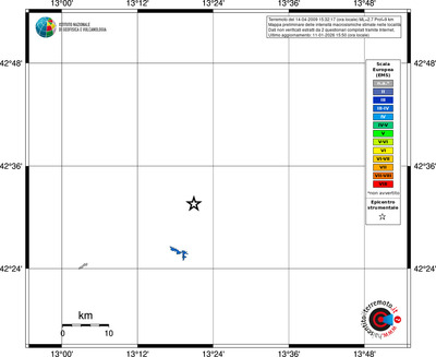 Mappa EMS - territori località