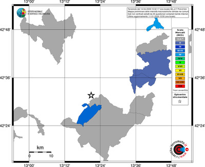 Mappa MCS - territori comuni