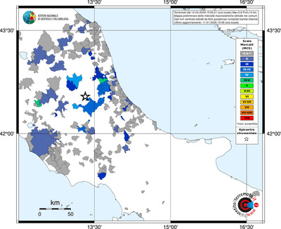 Mappa MCS - territori comuni
