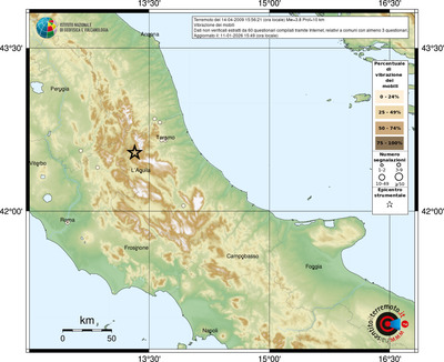 Mappa comuni con almeno 3 questionari