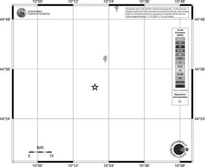 Mappa EMS - territori località