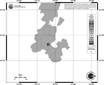 Mappa EMS - territori comuni