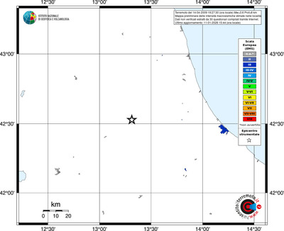 Mappa EMS - territori località