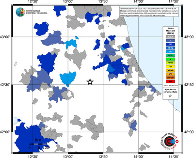 Mappa MCS - territori comuni