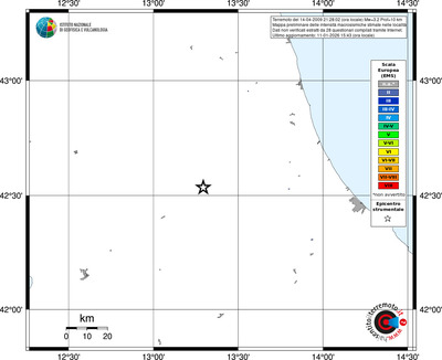 Mappa EMS - territori località