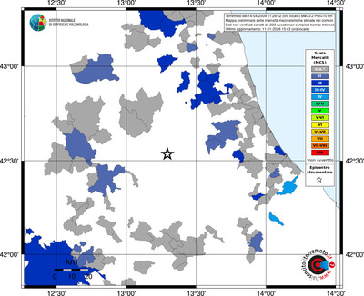 Mappa MCS - territori comuni