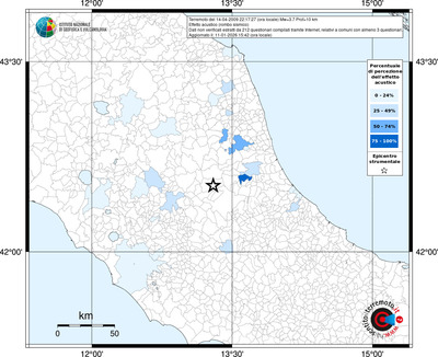 Mappa territorio comunale con almeno 3 questionari