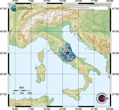 Area di invio delle email agli iscritti