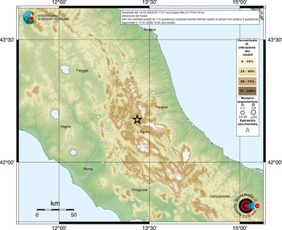 Mappa comuni con almeno 3 questionari