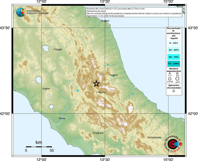 Mappa comuni con almeno 3 questionari
