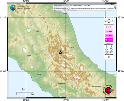 Mappa comuni con almeno 3 questionari