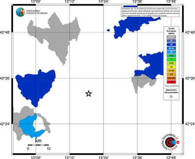 Mappa EMS - territori comuni