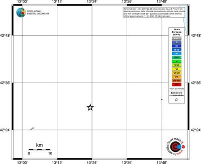 Mappa EMS - territori località
