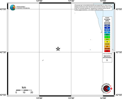 Mappa EMS - territori località