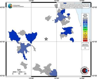 Mappa MCS - territori comuni