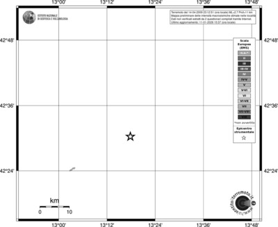 Mappa EMS - territori località