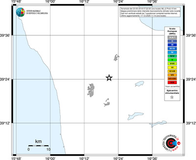 Mappa EMS - territori località