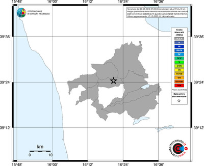 Mappa MCS - territori comuni