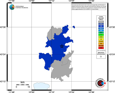 Mappa MCS - territori comuni