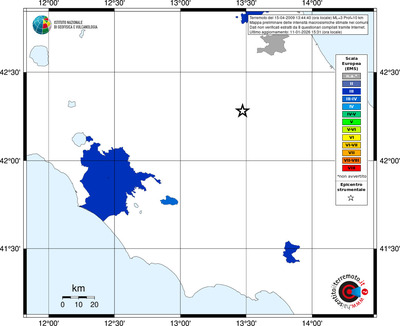 Mappa EMS - territori comuni