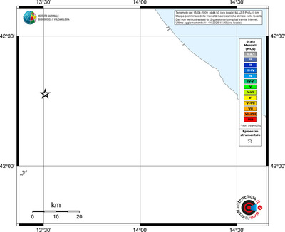 Mappa MCS - territori località
