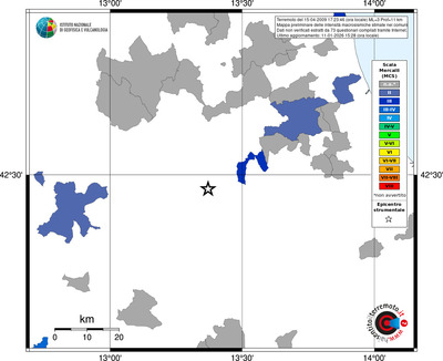 Mappa MCS - territori comuni