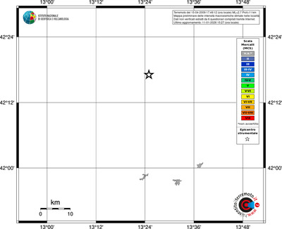 Mappa MCS - territori località