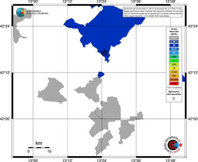 Mappa MCS - territori comuni