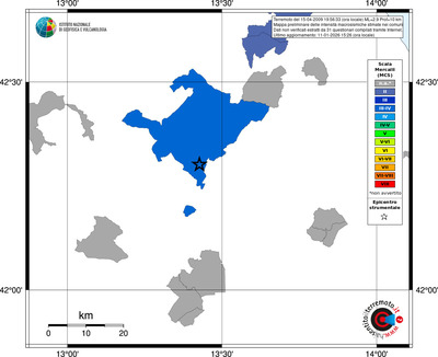 Mappa MCS - territori comuni