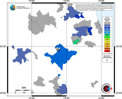 Mappa MCS - territori comuni