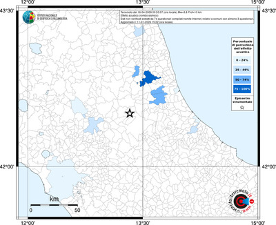Mappa territorio comunale con almeno 3 questionari