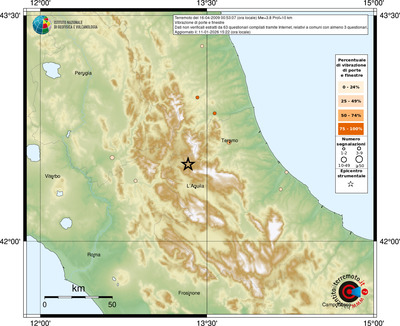 Mappa comuni con almeno 3 questionari