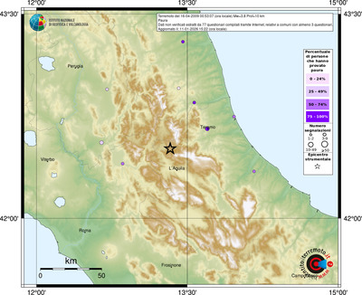 Mappa comuni con almeno 3 questionari